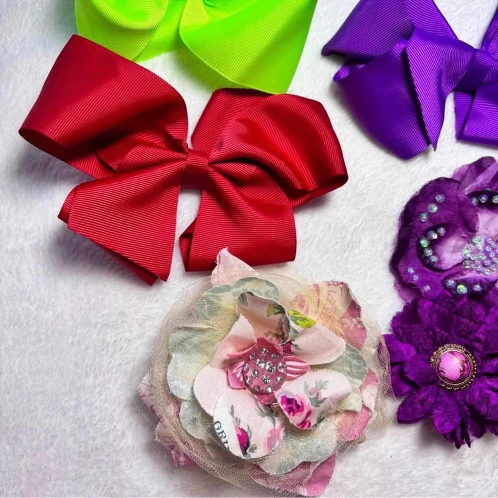 Colorful Hair‎ Bow Collection Multicolor, Dance Hair accessory
